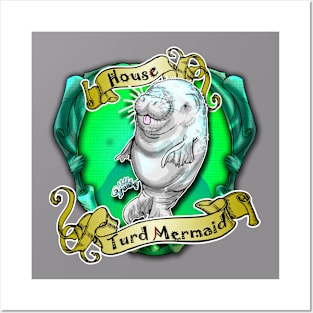 House Turd Mermaid Posters and Art